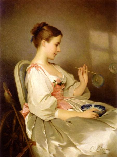 Charles Joshua Chaplin The Soap Bubbles